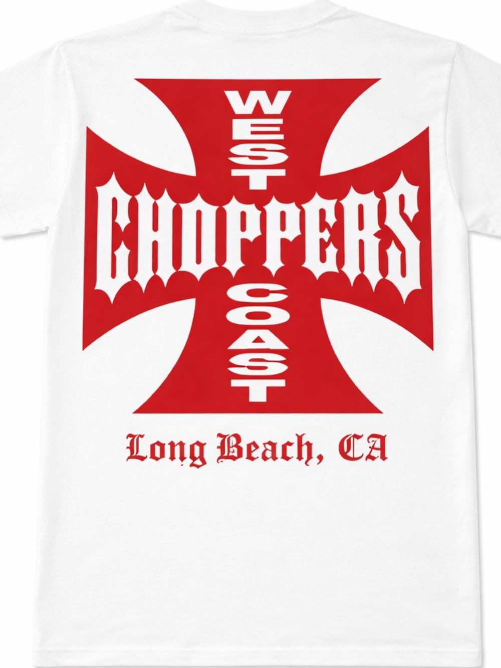 West Coast Choppers Graphic Tee - White/Red New Vintage Size M